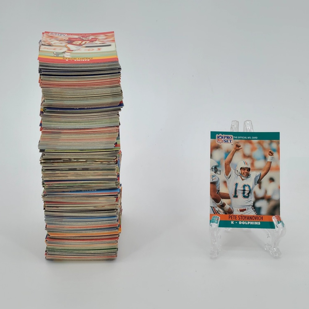 Pro Set 1990 NFL Football Cards Lot, 500+ cards, Rookies, ECT